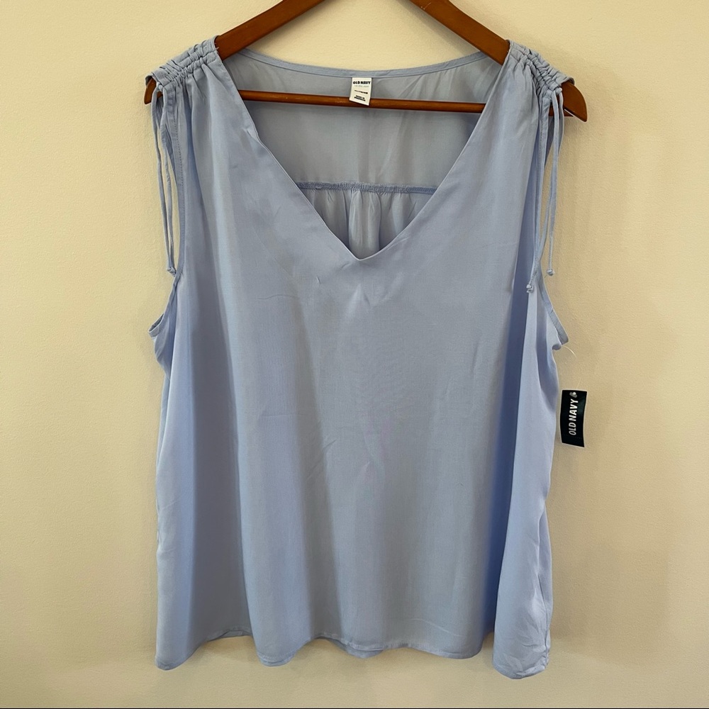 Old Navy Tie Shoulder Tank Top Size XL